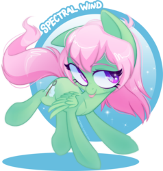 Size: 1600x1678 | Tagged: safe, artist:zombie, oc, oc only, oc:spectral wind, pegasus, pony, cute, female, simple background, solo, tongue out, transparent background