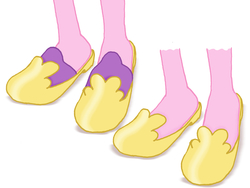Size: 3264x2448 | Tagged: safe, artist:strangefacts101, princess cadance, human, g4, clothes, feet, female, high res, hoof shoes, humanized, legs, pictures of legs, pony coloring, shoes, slippers, solo