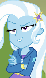 Size: 532x889 | Tagged: safe, screencap, trixie, equestria girls, equestria girls specials, g4, my little pony equestria girls: better together, my little pony equestria girls: forgotten friendship, cropped, crossed arms, female