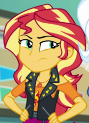 Size: 641x885 | Tagged: safe, screencap, sunset shimmer, equestria girls, equestria girls specials, g4, my little pony equestria girls: better together, my little pony equestria girls: forgotten friendship, cropped, geode of empathy, magical geodes