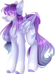 Size: 2805x3739 | Tagged: safe, artist:mauuwde, oc, oc only, oc:aurora (zenzii), pegasus, pony, female, high res, mare, simple background, solo, transparent background