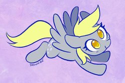 Size: 1367x911 | Tagged: safe, artist:dawnfire, derpy hooves, pegasus, pony, g4, cute, derpabetes, female, flying, mare, solo