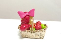 Size: 1024x768 | Tagged: artist needed, safe, apple bloom, g4, apple, basket, food