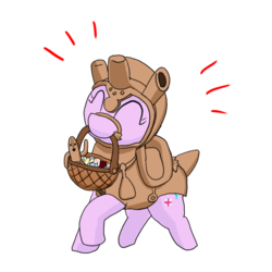 Size: 600x600 | Tagged: safe, artist:kushina13, starlight glimmer, pony, g4, basket, candy, clothes, costume, female, food, happy, nightmare night, simple background, solo, transparent background