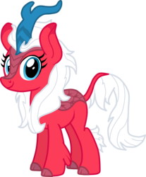 Size: 2051x2479 | Tagged: safe, artist:shadymeadow, oc, oc only, oc:snowy rose, kirin, cloven hooves, female, high res, kirin oc, simple background, solo, transparent background