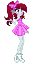 Size: 705x1132 | Tagged: dead source, safe, artist:wubcakeva, oc, oc only, oc:heart throb, equestria girls, g4, clothes, dress, equestria girls-ified, female, high heels, simple background, solo, transparent background