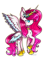 Size: 1121x1425 | Tagged: safe, artist:crystvlx, oc, oc only, oc:crystal love, alicorn, pony, female, mare, simple background, solo, transparent background