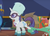 Size: 822x590 | Tagged: safe, screencap, rarity, pony, unicorn, g4, my little pony best gift ever, my little pony: friendship is magic, cropped, female, food, glasses, hat, leg grab, mare, pudding, puddinghead's pudding, solo focus