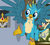 Size: 695x630 | Tagged: safe, screencap, gallus, griffon, a matter of principals, g4, chest fluff, claws, cropped, crown, crown of grover, jewelry, male, paws, regalia, spread wings, wings