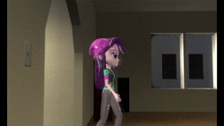 Size: 850x480 | Tagged: safe, artist:lanceollyfre, lyra heartstrings, sci-twi, starlight glimmer, sunset shimmer, twilight sparkle, equestria girls, g4, 3d, animated, caught, coming out, crossover, embarrassed, eyes closed, female, five nights at freddy's, freddy fazbear, gmod, kissing, lesbian, making out, ship:sci-twishimmer, ship:sunsetsparkle, shipper on deck, shipping, smiling, sound, webm, youtube, youtube link