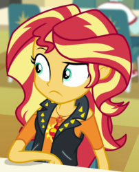 Size: 599x742 | Tagged: safe, screencap, sunset shimmer, equestria girls, equestria girls series, forgotten friendship, g4, cropped, geode of empathy, magical geodes