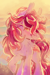 Size: 600x888 | Tagged: safe, artist:clovercoin, oc, oc only, oc:harvest tale, pony, cloverly ponies, solo