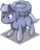 Size: 150x188 | Tagged: safe, artist:darkdoomer, silver spoon, pony, g4, cute, female, filly, isometric, pixel art, simple background, solo, transparent background