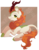 Size: 1024x1326 | Tagged: dead source, safe, artist:xgglitch, autumn blaze, kirin, sounds of silence, cloven hooves, female, leonine tail, lidded eyes, simple background, solo, transparent background
