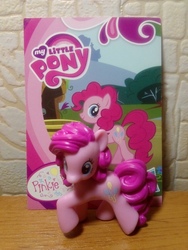 Size: 1620x2160 | Tagged: safe, pinkie pie, earth pony, pony, g4, official, blind bag, blind bag card, female, irl, merchandise, photo, solo, toy, wave 2
