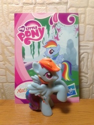 Size: 1620x2160 | Tagged: safe, rainbow dash, pegasus, pony, g4, official, blind bag, blind bag card, female, irl, merchandise, photo, solo, toy, wave 2