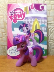 Size: 1620x2160 | Tagged: safe, twilight sparkle, pony, unicorn, g4, official, blind bag, blind bag card, female, irl, merchandise, photo, solo, toy, wave 2