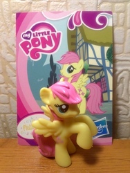 Size: 1620x2160 | Tagged: safe, fluttershy, pegasus, pony, g4, official, blind bag, blind bag card, female, irl, merchandise, photo, solo, toy, wave 2