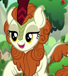 Size: 643x718 | Tagged: safe, screencap, autumn blaze, kirin, g4, season 8, sounds of silence, cropped, female, solo