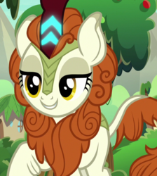 Size: 644x718 | Tagged: safe, screencap, autumn blaze, kirin, g4, season 8, sounds of silence, cropped, female, solo