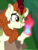 Size: 540x718 | Tagged: safe, screencap, autumn blaze, kirin, g4, my little pony: friendship is magic, season 8, sounds of silence, cropped, female, fire, one eye closed, solo, wink