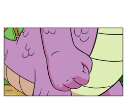 Size: 2084x1634 | Tagged: safe, artist:pony-berserker, spike, dragon, g4, 2018, arthur's fist, close-up, fist, male, meme, meme template, offscreen character, ponified meme, scales, solo, spike's fist, standing, template