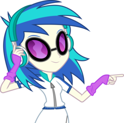 Size: 3036x3000 | Tagged: safe, artist:cloudy glow, dj pon-3, vinyl scratch, equestria girls, g4, my little pony equestria girls: summertime shorts, .ai available, clothes, female, headphones, high res, simple background, solo, transparent background, vector