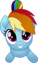 Size: 1882x3116 | Tagged: safe, artist:phucknuckl, rainbow dash, g4, my little pony: the movie, background removed, cute, dashabetes, looking at you, looking up, simple background, smiling, time to be awesome, transparent background