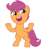 Size: 1673x1870 | Tagged: safe, artist:cloudy glow, scootaloo, pegasus, pony, g4, the washouts (episode), .ai available, bipedal, cropped, cute, cutealoo, excited, female, filly, simple background, solo, transparent background, vector