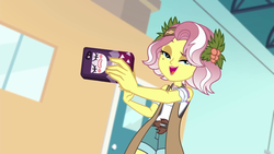 Size: 1920x1080 | Tagged: safe, screencap, vignette valencia, equestria girls, equestria girls specials, g4, my little pony equestria girls: better together, my little pony equestria girls: rollercoaster of friendship, cellphone, female, phone, solo
