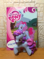 Size: 1620x2160 | Tagged: safe, star swirl, pony, g4, official, blind bag, blind bag card, irl, merchandise, photo, solo, toy, wave 2