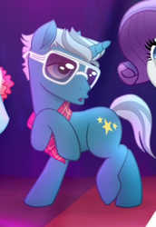 Size: 342x498 | Tagged: safe, screencap, fashion plate, rarity, pony, unicorn, g4, my little pony: the movie, cropped, cutie mark, male, offscreen character, solo focus, stallion