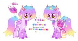 Size: 1024x537 | Tagged: safe, artist:mintoria, oc, oc only, oc:polaris, bat pony, pony, horns, male, reference sheet, simple background, solo, stallion, transparent background