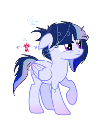 Size: 2056x2320 | Tagged: safe, artist:xxcutecookieswirlsxx, oc, oc only, oc:velolic cosmo, pegasus, pony, female, high res, mare, offspring, parent:soarin', parent:twilight sparkle, parents:soarlight, reference sheet, simple background, solo, transparent background