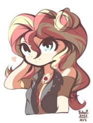 Size: 428x570 | Tagged: safe, artist:tohupo, sunset shimmer, equestria girls, equestria girls series, g4, clothes, female, jacket, leather jacket, shirt, simple background, solo, white background