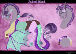 Size: 1218x879 | Tagged: safe, artist:bijutsuyoukai, oc, oc only, oc:jaded mind, pony, glasses, male, offspring, parent:discord, parent:starlight glimmer, parents:starcord, solo