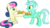 Size: 5380x3000 | Tagged: safe, artist:cloudy glow, artist:parclytaxel, bon bon, lyra heartstrings, sweetie drops, earth pony, pony, unicorn, g4, my little pony: friendship is magic, the break up breakdown, .ai available, absurd resolution, adorabon, best friends, cute, female, holding a present, lyrabetes, mare, present, simple background, transparent background, vector