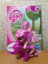 Size: 1620x2160 | Tagged: safe, cheerilee, g4, official, blind bag, blind bag card, irl, merchandise, photo, rearing, toy, wave 2