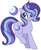 Size: 671x820 | Tagged: safe, artist:geekcoffee, artist:mplbasemaker33, oc, oc only, oc:moonlight glow, pony, unicorn, biography, geekyverse, magical lesbian spawn, next generation, offspring, open mouth, parent:starlight glimmer, parent:trixie, parents:startrix, simple background, solo, white background