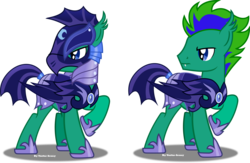 Size: 5398x3513 | Tagged: safe, artist:vector-brony, oc, oc only, oc:gale twister, bat pony, night guard, simple background, transparent background