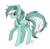 Size: 1446x1408 | Tagged: safe, artist:schizoidtomii, lyra heartstrings, pony, unicorn, g4, background pony, chest fluff, female, flat colors, simple background, solo, transparent background