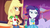 Size: 1920x1080 | Tagged: safe, screencap, applejack, blueberry cake, rarity, equestria girls, equestria girls specials, g4, my little pony equestria girls: better together, my little pony equestria girls: rollercoaster of friendship, background human, crossed arms, female, geode of shielding, geode of super strength, magical geodes
