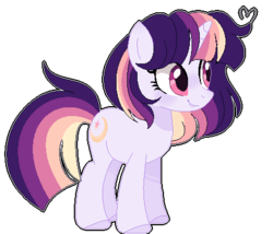 Size: 443x379 | Tagged: safe, artist:moon-rose-rosie, oc, oc only, oc:celestial moon, pony, unicorn, base used, female, magical lesbian spawn, mare, offspring, parent:rainbow dash, parent:twilight sparkle, parents:twidash, simple background, solo, transparent background