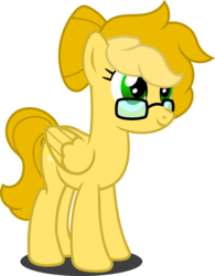 Size: 1280x1638 | Tagged: safe, artist:buckeyescozycafe, oc, oc only, oc:limoney citrus, pegasus, pony, female, glasses, mare, simple background, solo, transparent background