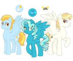 Size: 3000x2500 | Tagged: safe, artist:darlyjay, oc, oc only, pegasus, pony, female, high res, male, mare, next generation, offspring, stallion