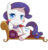 Size: 1280x1343 | Tagged: safe, artist:figgot, rarity, pony, unicorn, g4, bedroom eyes, blush sticker, blushing, cute, daaaaaaaaaaaw, fainting couch, female, jewelry, lidded eyes, looking at you, mare, necklace, pearl necklace, prone, raribetes, simple background, smiling, solo, transparent background