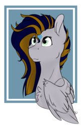 Size: 1297x1987 | Tagged: safe, artist:ratrieve, oc, oc only, oc:nartkorta, pegasus, pony, female, mare, simple background, solo