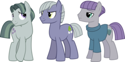 Size: 4024x2000 | Tagged: safe, artist:whalepornoz, limestone pie, marble pie, maud pie, earth pony, pony, g4, berry brothers, bronze berry, brothers, clothes, cute, grin, handsome, keyser berry, limabetes, male, marblebetes, maudabetes, maulder berry, pie sisters, rule 63, rule63betes, shirt, shy, siblings, simple background, smiling, stallion, standing, transparent background, trio, when he smiles