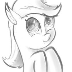 Size: 2000x2000 | Tagged: safe, artist:foxy917, bat pony, pony, cute, female, high res, sketch, solo