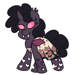 Size: 950x950 | Tagged: safe, artist:threetwotwo32232, oc, oc only, oc:dazzling flash, changeling, changeling oc, clothes, dress, female, mare, purple changeling, simple background, solo, transparent background